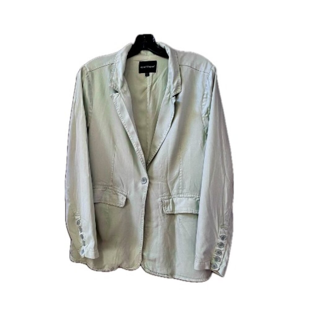 Velvet Heart sage/mint green size M women's lightweight blazer